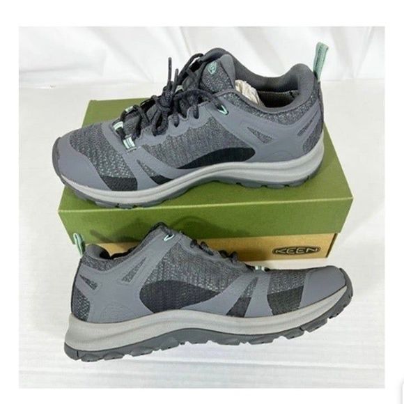 KEEN NWB Sz 9 Steel Grey/Ocean Wave Women's Terradora II Waterproof Hiking Shoes - Picture 5 of 6
